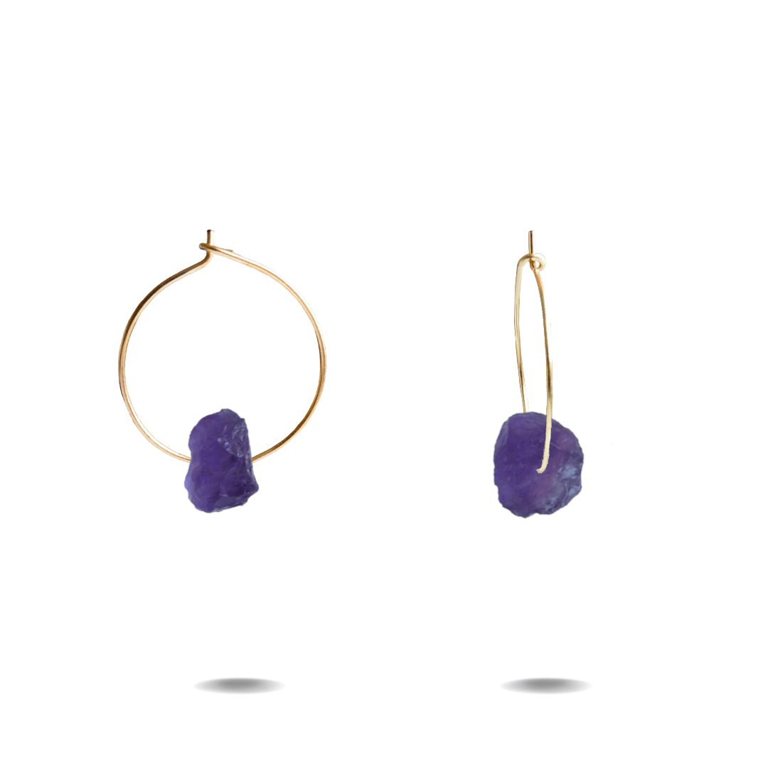 Amethyst hot sale earrings nz