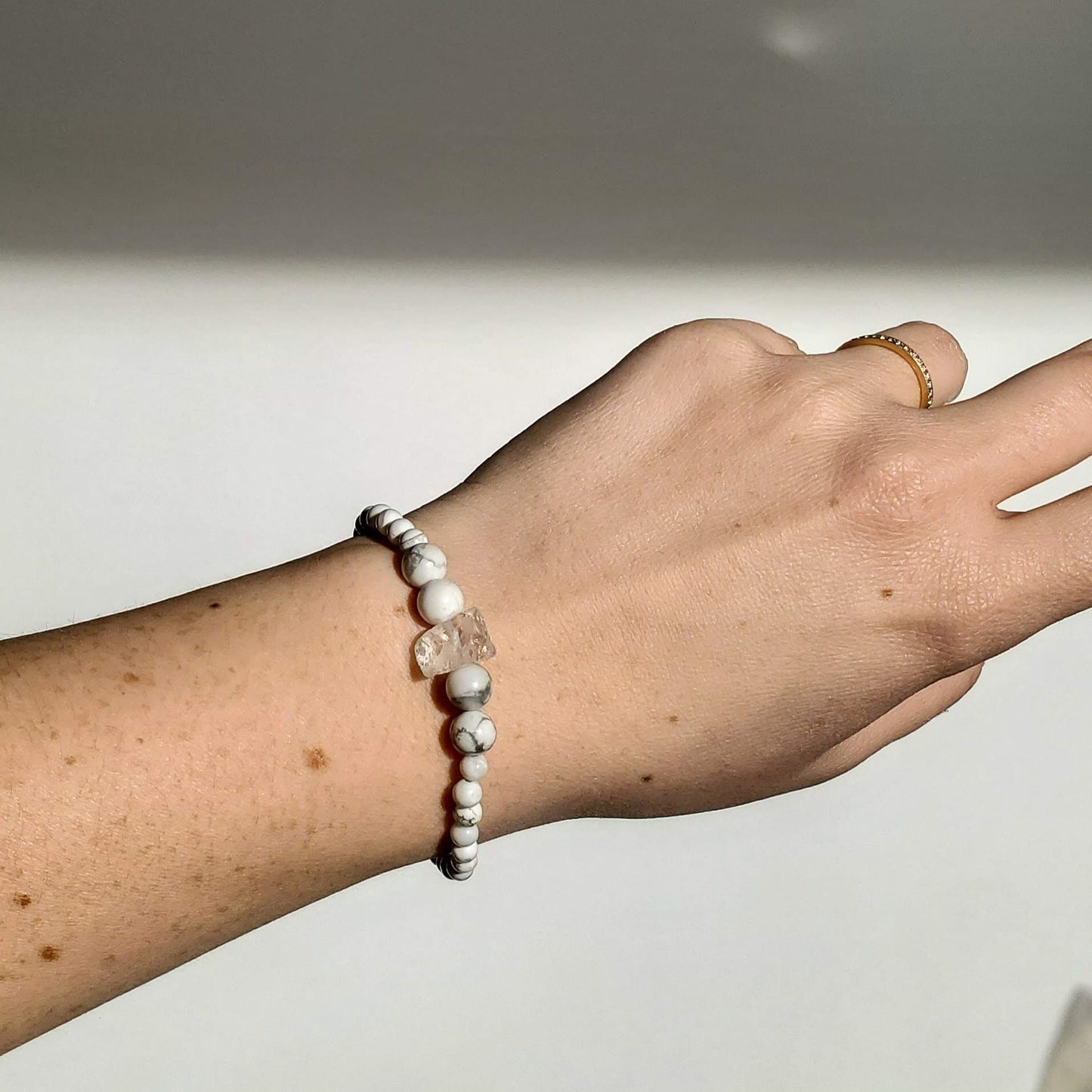 Howlite Beaded Bracelet