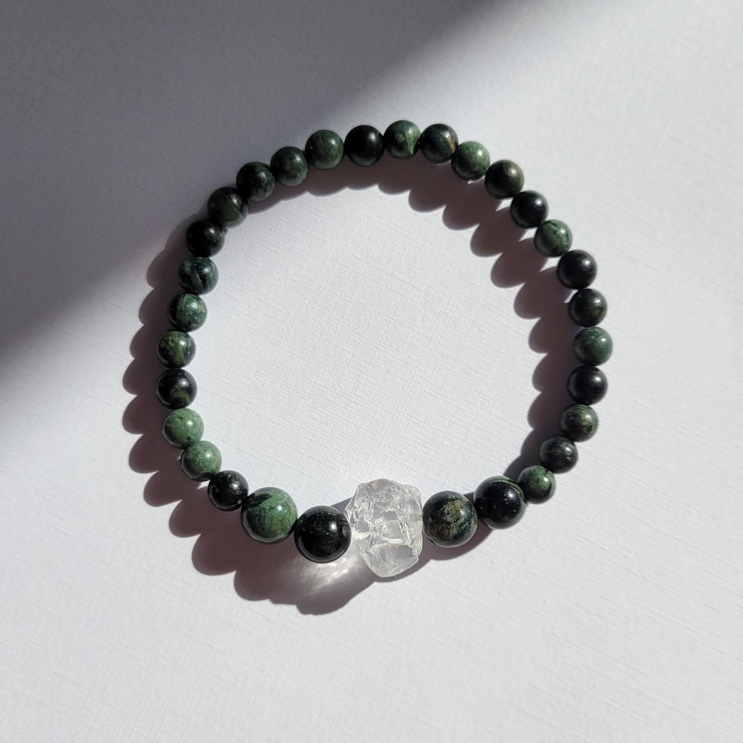 Kambaba Jasper Beaded Bracelet