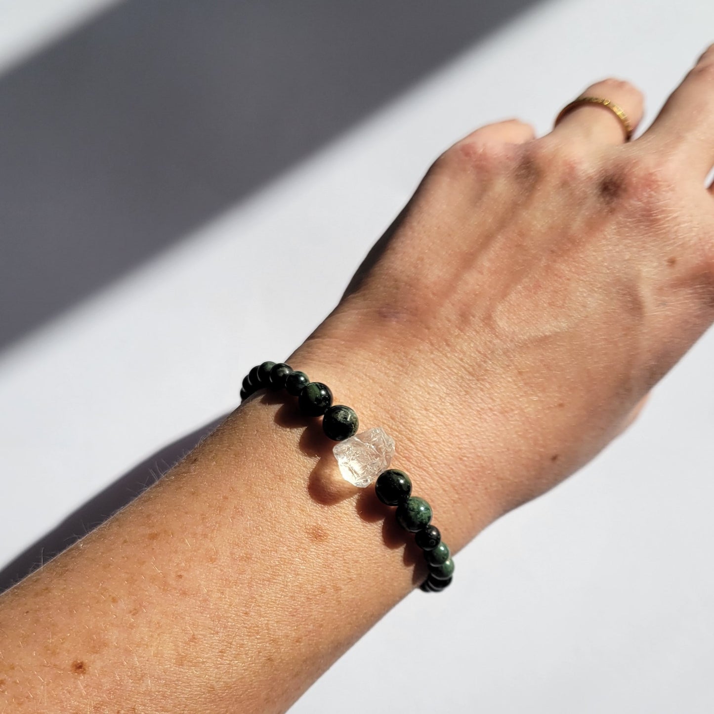 Kambaba Jasper Beaded Bracelet
