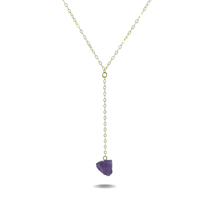 Gold Filled Amethyst Necklace