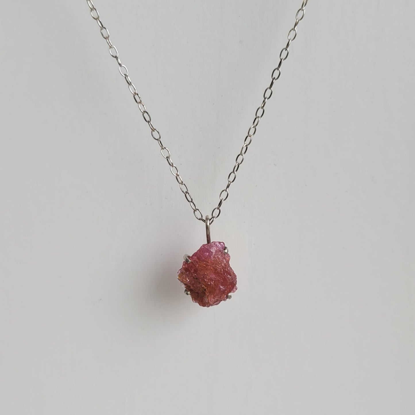 Pink Ruby Necklace