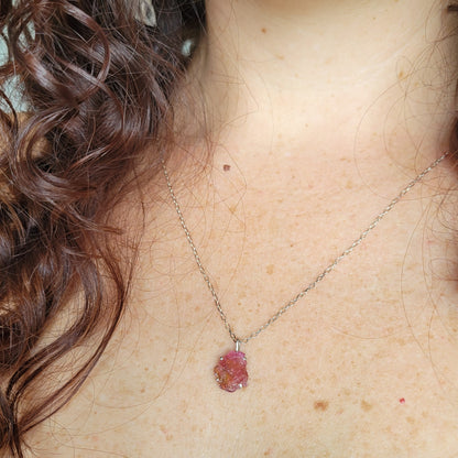 Pink Ruby Necklace