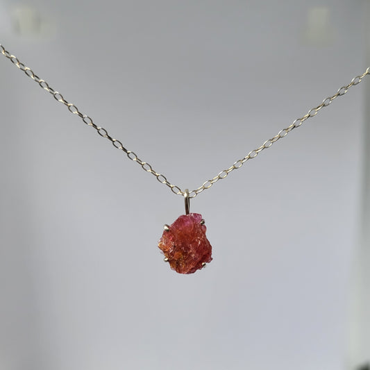 Pink Ruby Necklace