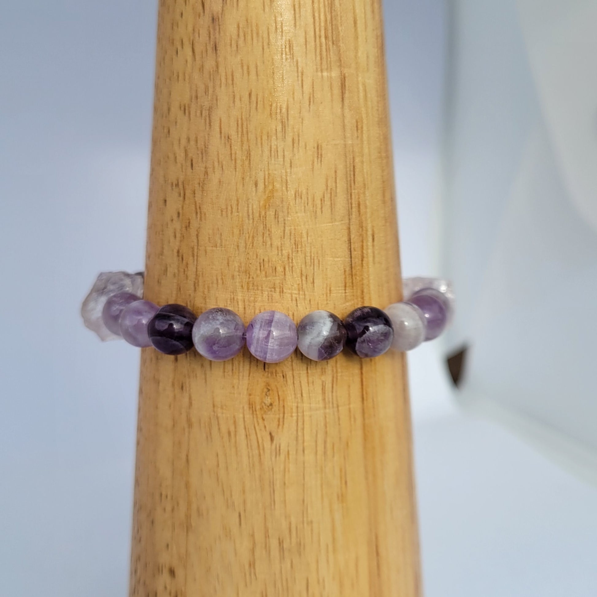 Amethyst + Clear Quartz Bracelet 