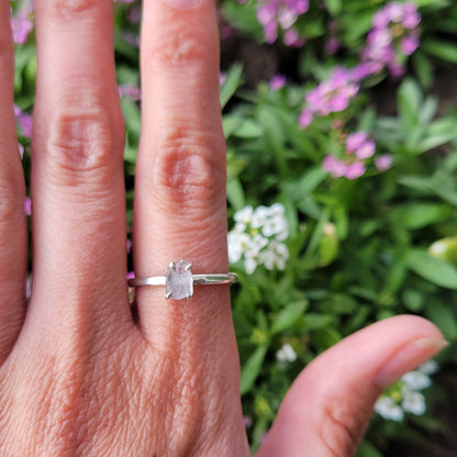 Pale Blue Sapphire Ring