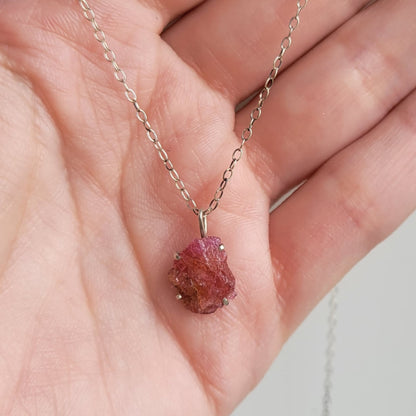 Pink Ruby Necklace