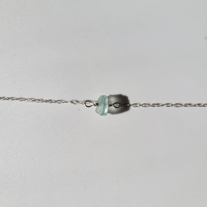 Aquamarine Bracelet | Silver