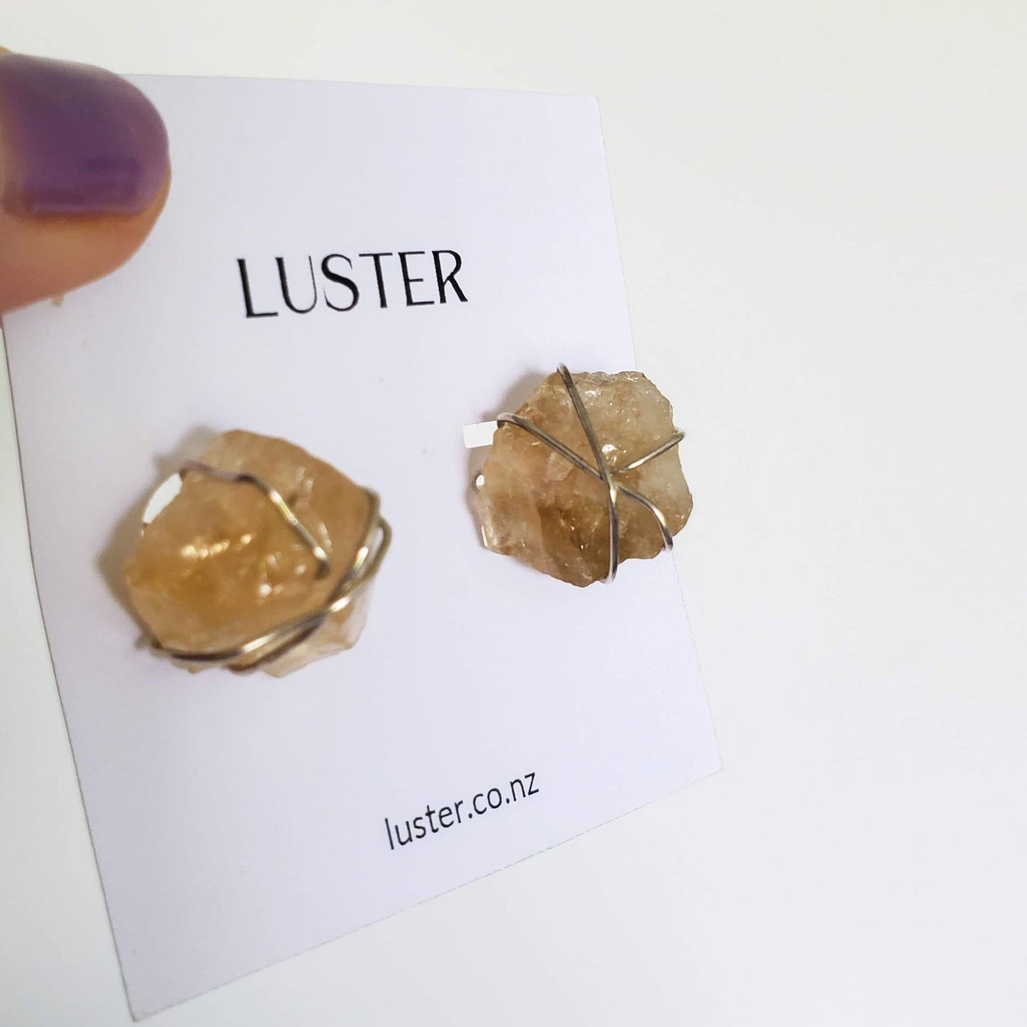Limited Edition | Citrine Earrings Studs