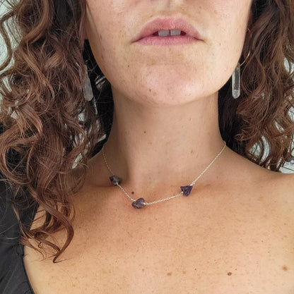 Amethyst Choker Necklace