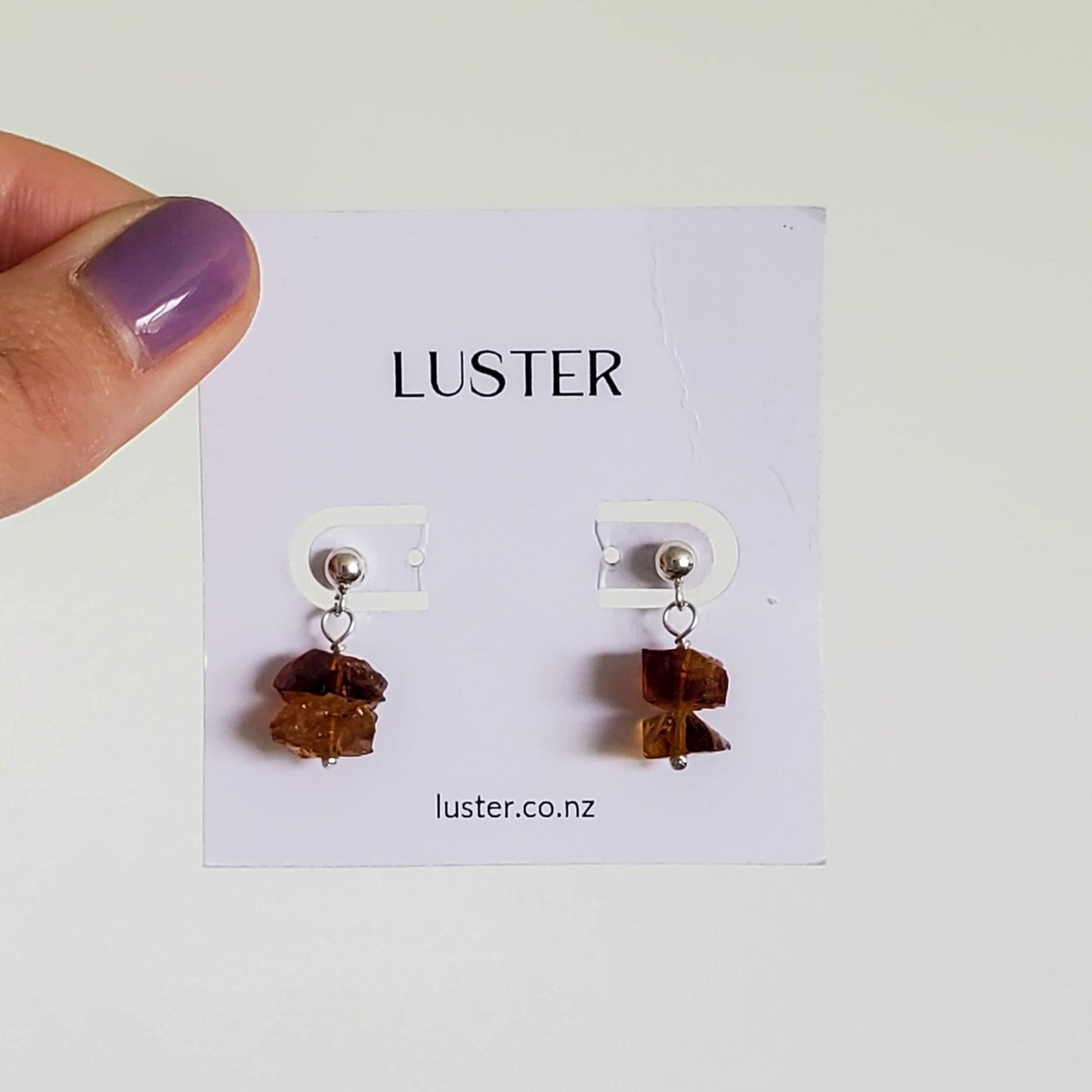 Limited Edition | Citrine Sterling Silver Studs
