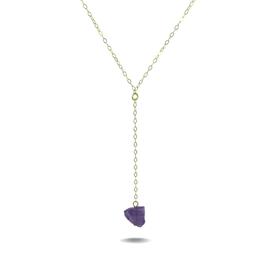Gold Filled Amethyst Necklace