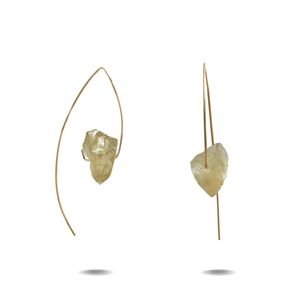 Gold Filled Citrine Earrings