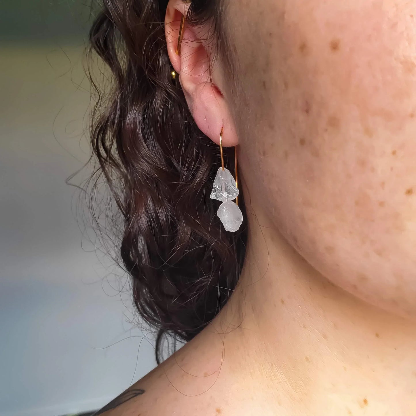 Lillian | Gold Filled Amethyst Hook Earrings